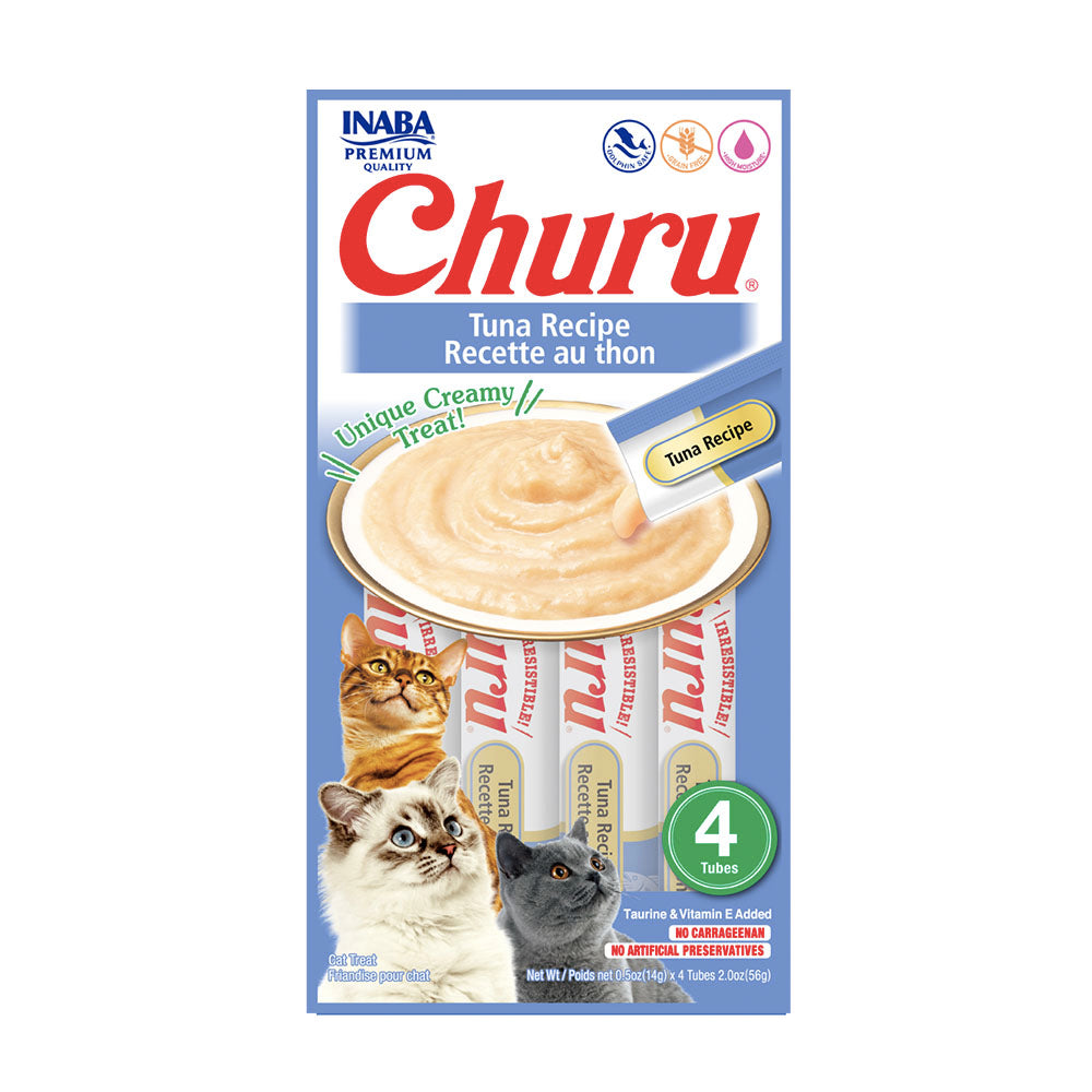 INABA CAT SNACK CHURU TUNA - ATUN 56 GR