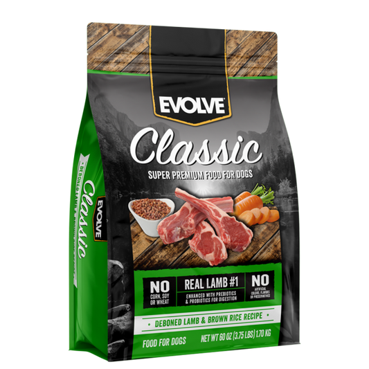 EVOLVE DOG CLASSIC LAMB - CORDERO - 1.7 kg