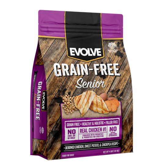 EVOLVE DOG GRAIN FREE SENIOR CHICKEN - POLLO - 1.81 kg