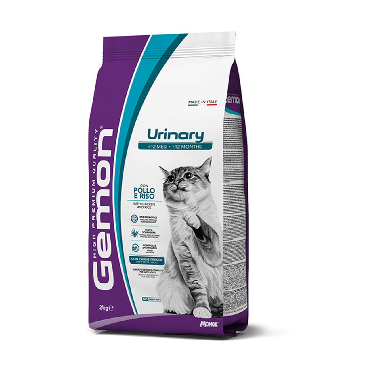 GEMON CAT URINARY CHICKEN AND RICE X 2 KG