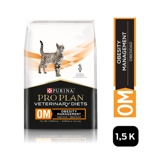 PRO PLAN PPVD FELINE OM OBESIDAD -  1.5 KG