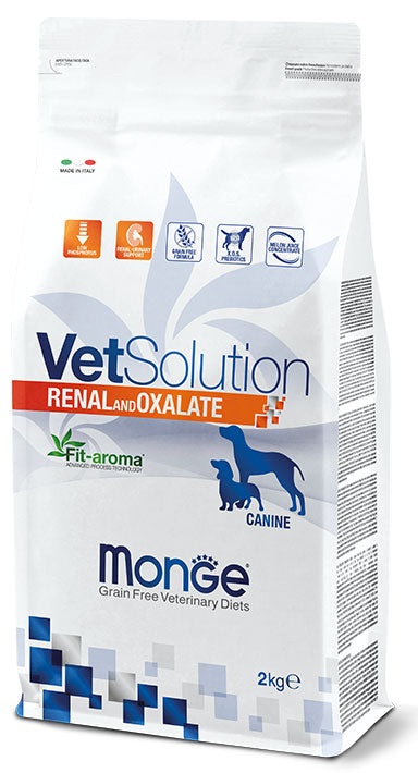 MONGE VET SOLUTION RENAL AND OXALATE CANINE X 12 KG