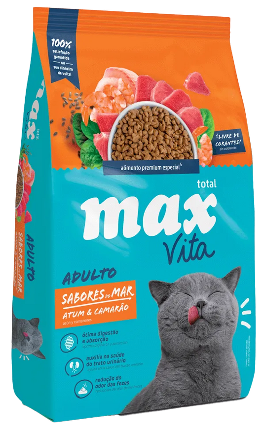 F MAX VITA GATO ADULTO SABORES DO MAR ATUM Y CAMARAO 3 KG