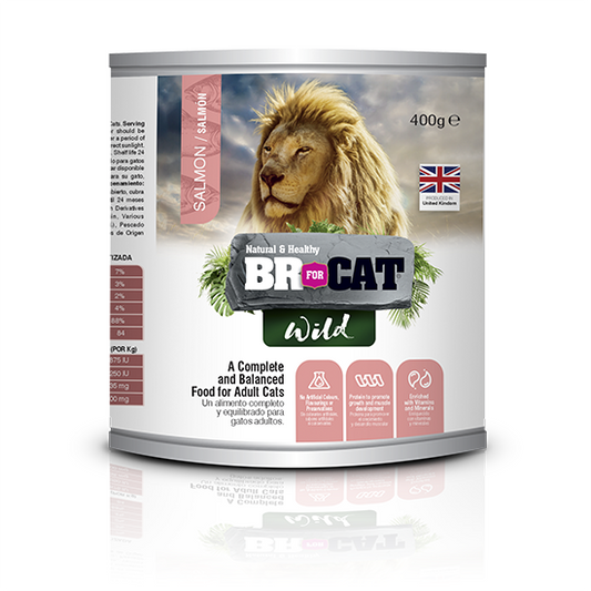 BR FOR CAT WILD (LATA) SALMON 400GR