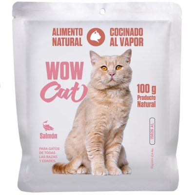 WOW CAT GATO - SALMÓN 100 GR