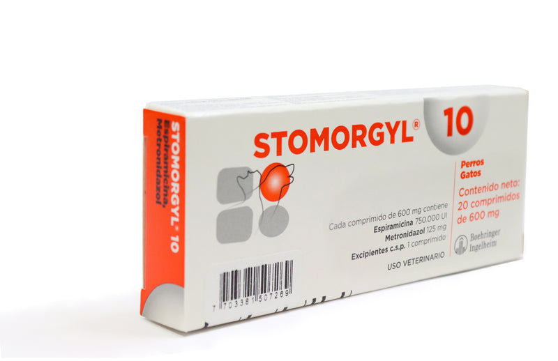 STOMORGYL 10 MG X 20 COMPRIMIDOS