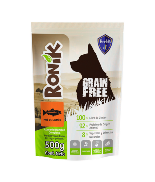 RONIK GRAIN FREE PATE DE SALMON X 500 GR