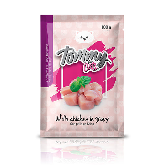 TOMMY FOR CATS POUCH POLLO 100 GR