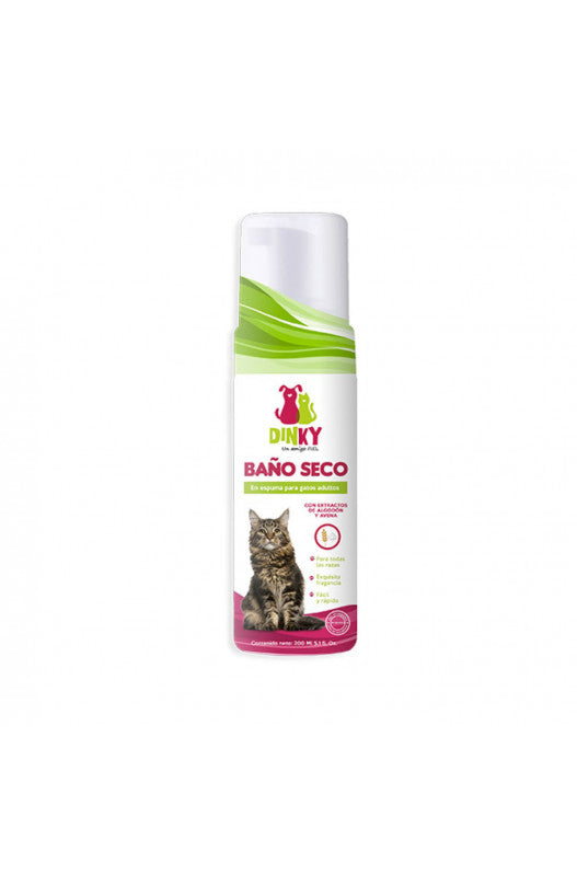 BAÑO ESPUMA SECO DINKY GATOS 200 ML