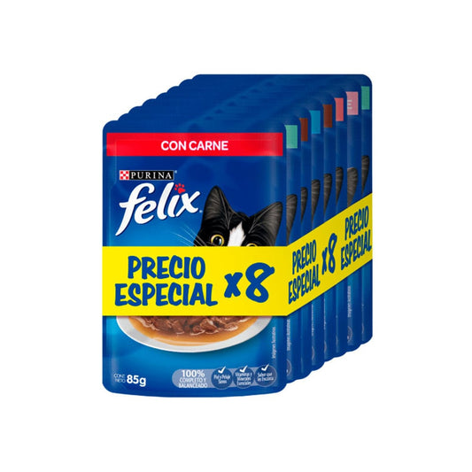 FELIX Pack Surtido x8 - Sobres 680 gr