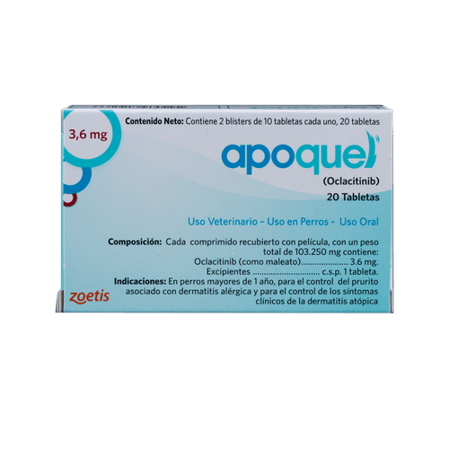 APOQUEL  3,6 Mg 20 TAB