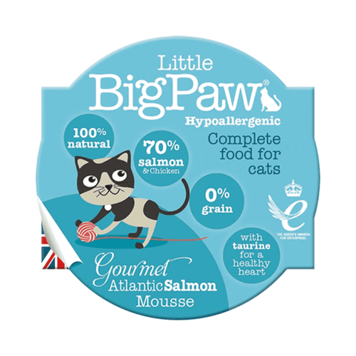 LITTLE BIG PAW F  LBP GOURMET ATLANTIC SALMON 85 GR CAJA X 8 UNDS