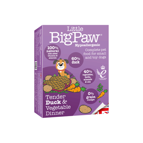 LITTLE BIG PAW C LBP TENDER DUCK & VEG DINNER 150 GR CAJA X 7 UNDS