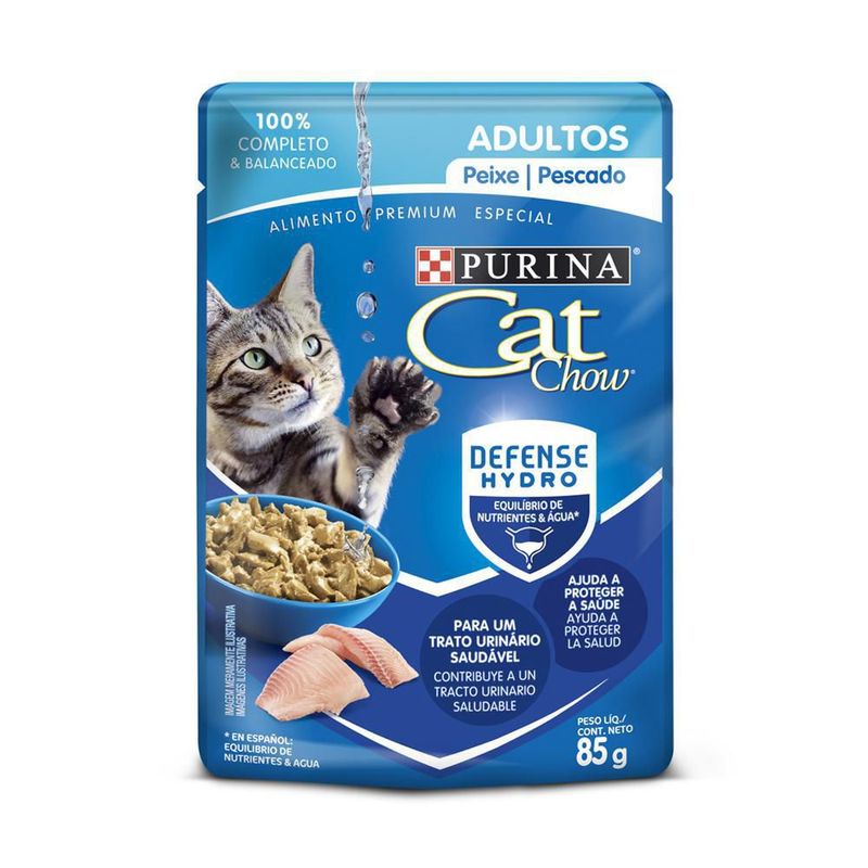 CAT CHOW ADULTOS PESCADO 85 GR