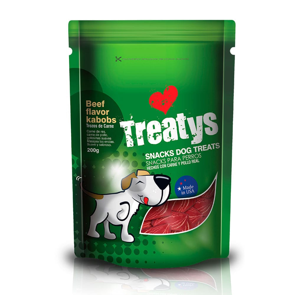 TREATYS BEEF KABOBS (TROZOS DE CARNE) X 200 GR (VERDE)