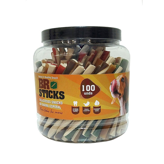 BOMBONERA BR STICKS X 100 UNIDADES