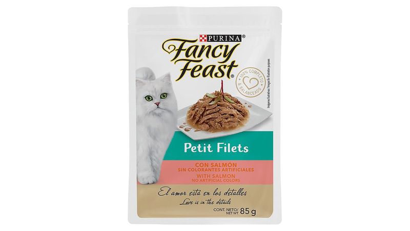 FANCY FEAST Petit Filets Salmón - Sobre 85 gr