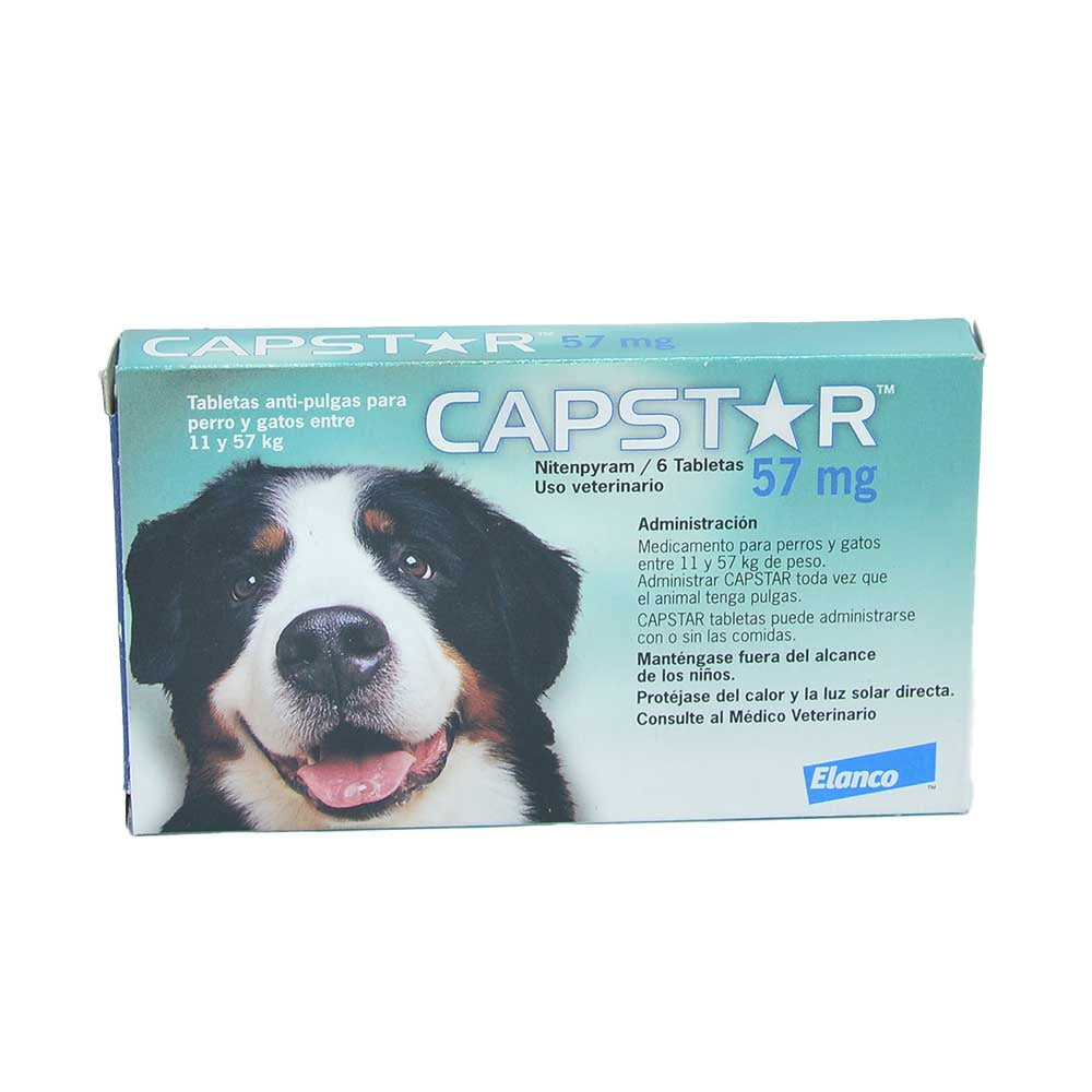 CAPSTAR 57 MG X 6 TABLETAS