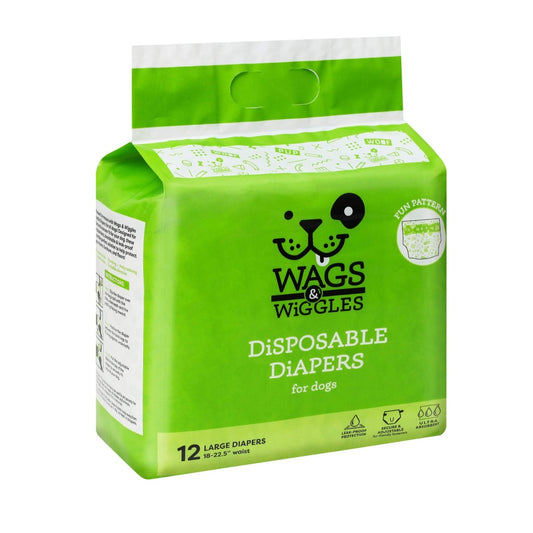 WAGS & WIGGLES PANALES LARGE X 12 UND