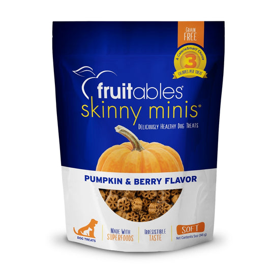 FRUITABLES DOG SNACK SKINNI MINIS CALABAZA Y ARANDANOS 141 GR