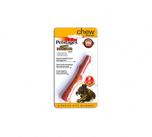 PETSTAGES PERRO DOOGWOOD MESQUITE BBQ PALO MADERA PETITE