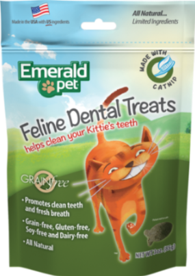 EMERALD PET CAT SNACK DENTAL CATNIP