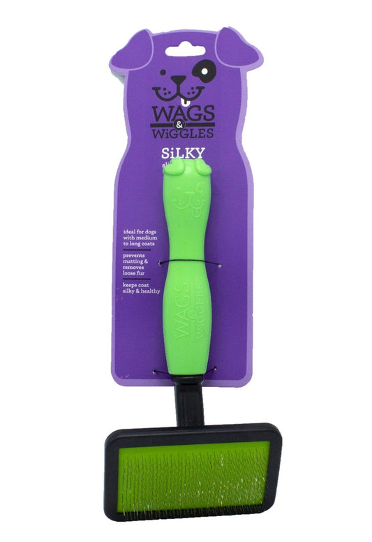 WAGS & WIGGLES GROOMING CEPILLO SLICKER MEDIUM