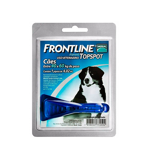 FRONTLINE TOP SPOT 4.02 X 1 PIPETA