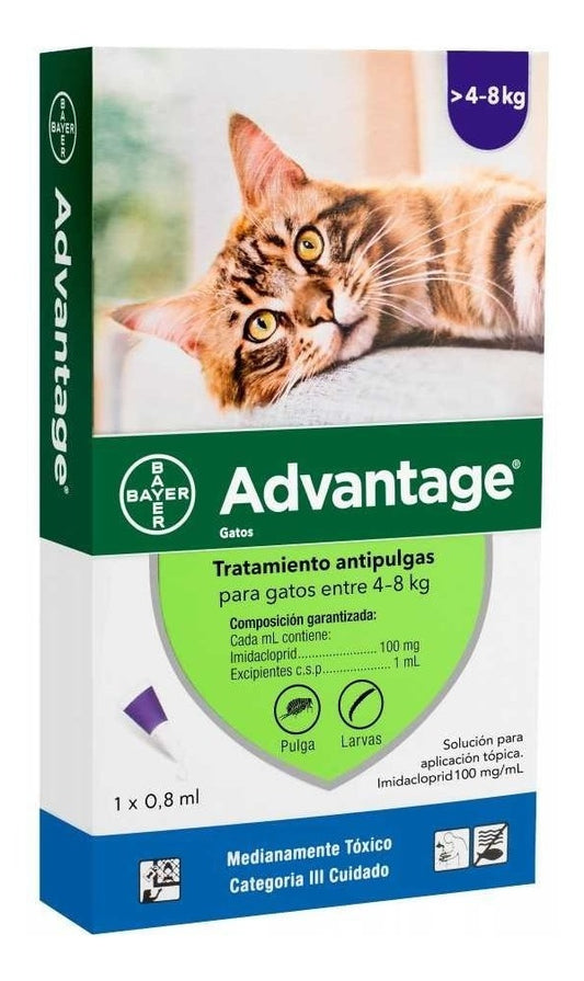 ADVANTAGE GATOS 0.8 ML X 1 PIPETA