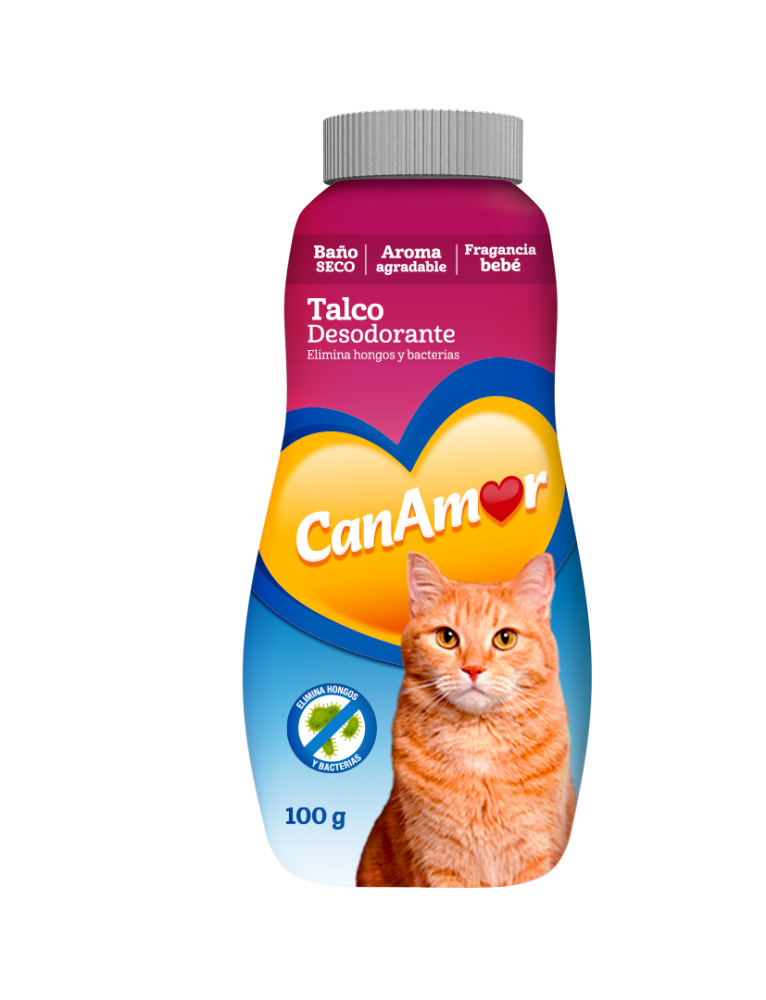 TALCO DESODORANTE GATO CANAMOR X 100 GRAMOS REF.T