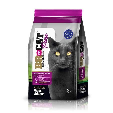 BR FOR CAT PURE GATO ADULTO POLLO 1 KG