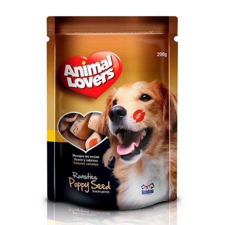 GALLETA ANIMAL LOVERS ROASTIES POPPY SEED X 200G