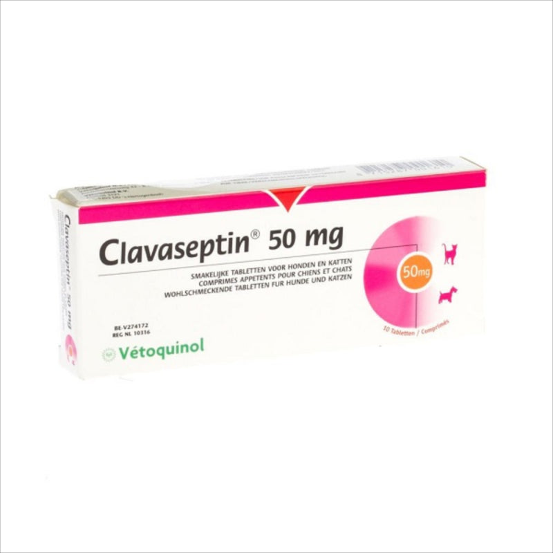 CLAVASEPTIN 50 MG X 10 TABLETAS