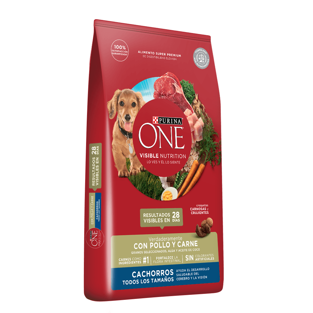 ONE CACHORROS TODOS LOS TAMAÑOS POLLO Y CARNE 2 KG