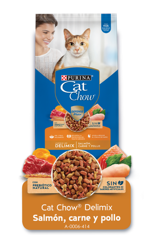 CAT CHOW ADULTO DELIMIX PREBIOTICOS 10 KG