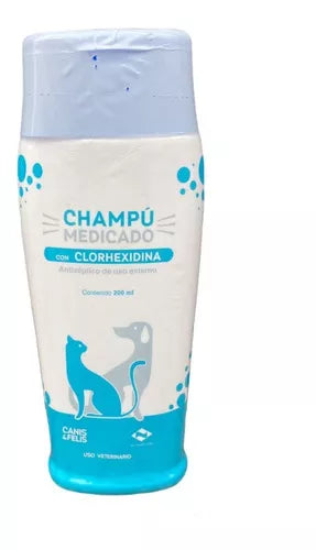 CANIS Y FELIS CHAMPÚ MEDICADO CON CLORHEXIDINA X 200 ML