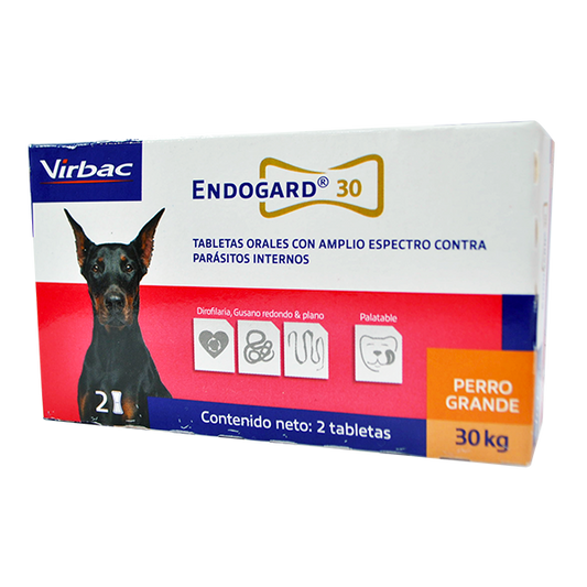 ENDOGARD 30 X 2 TABLETAS