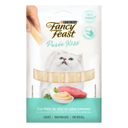 FANCY FEAST Purée Kiss con Atun 40 gr