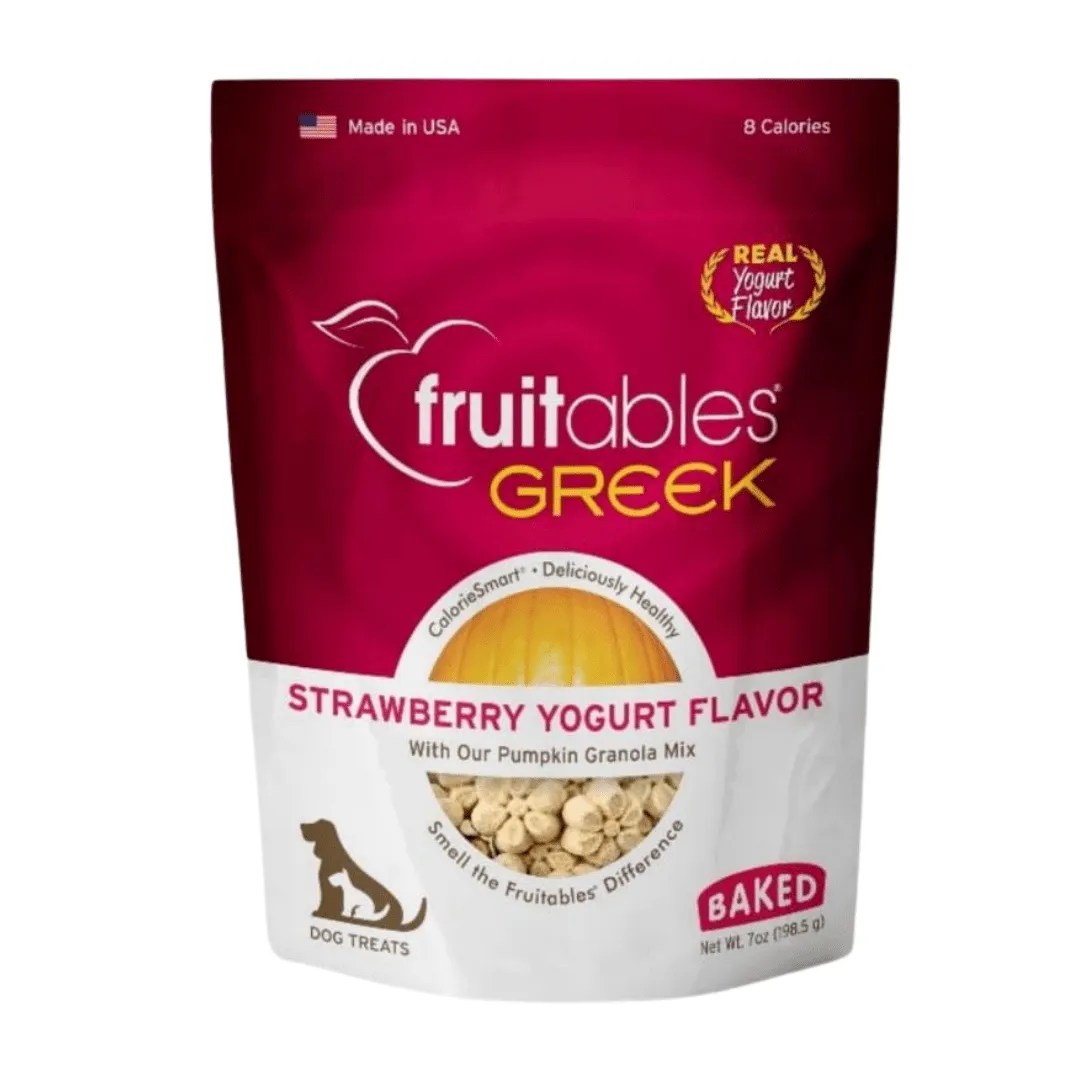 FRUITABLES DOG  SNACK YOGUR GRIEGO DE FRESA 198.5 GR