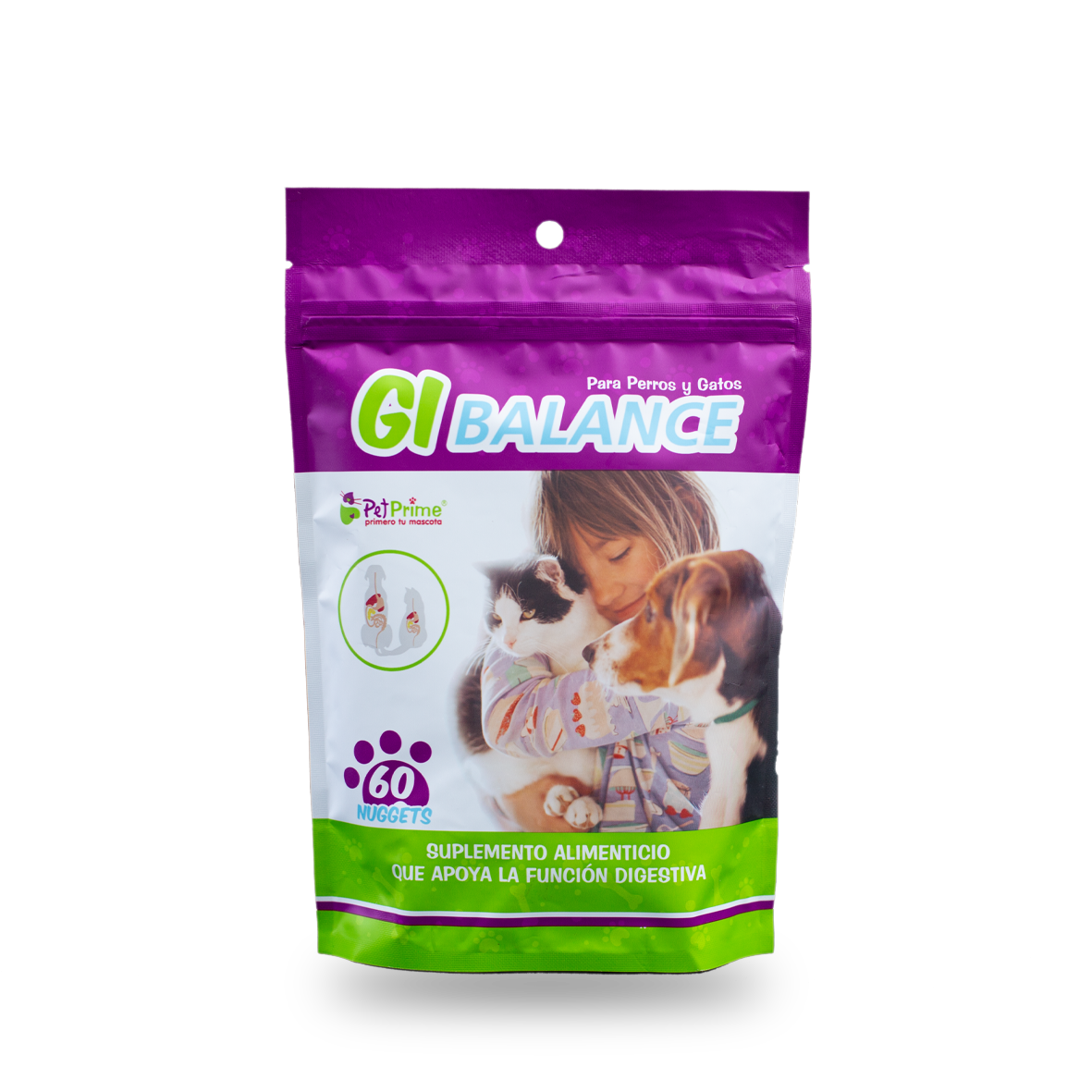 PET PRIME GI BALANCE BOLSA * 60 NUGGETS