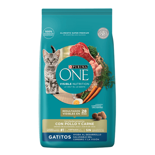 ONE GATITOS POLLO Y CARNE 500 GR