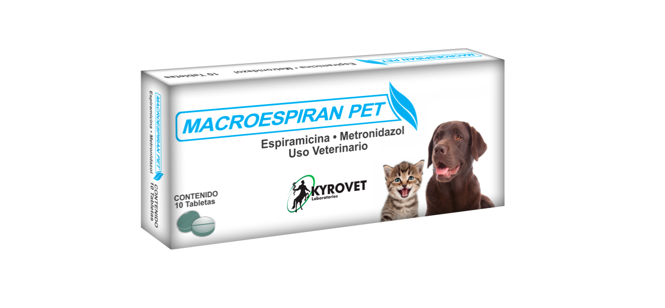 MACROESPIRAN PET TABLETAS X 10 COMPRIMIDOS