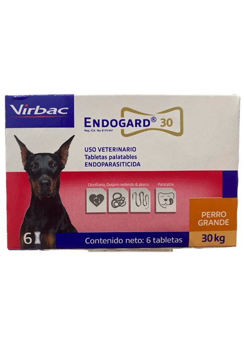 ENDOGARD 30 X  6 TABLETAS