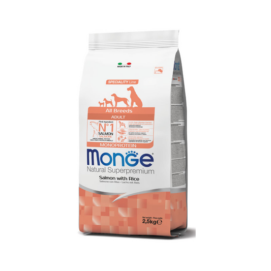 MONGE NATURAL SUPERPREMIUM ALL BREEDS SALMON X 12 KG