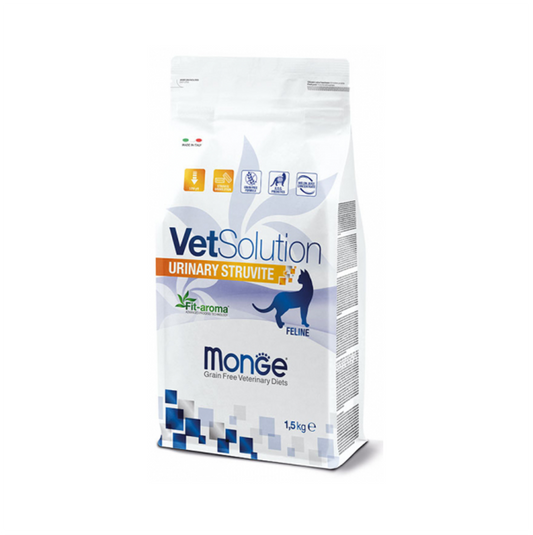 MONGE VET SOLUTION FELINE URINARY STRUVITE X 1,5 KG