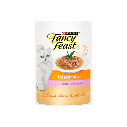 FANCY FEAST Casserole Atún Salmón - Sobre 85 gr