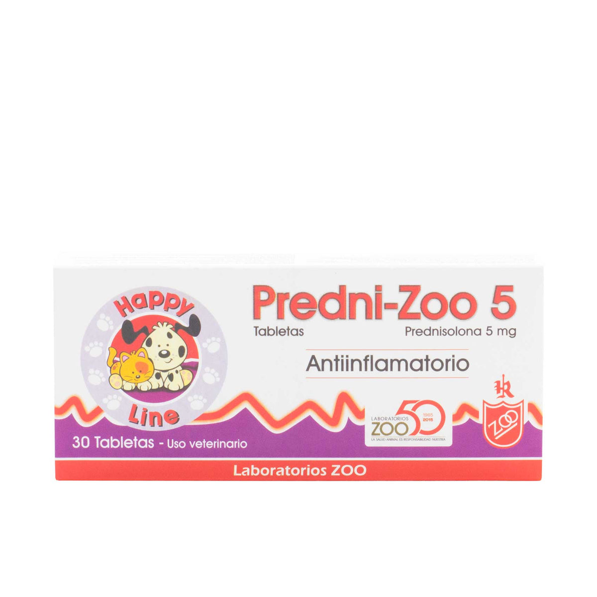 PREDNI ZOO 5 MG 30 TABLETAS – Mundo Mascotas Colombia
