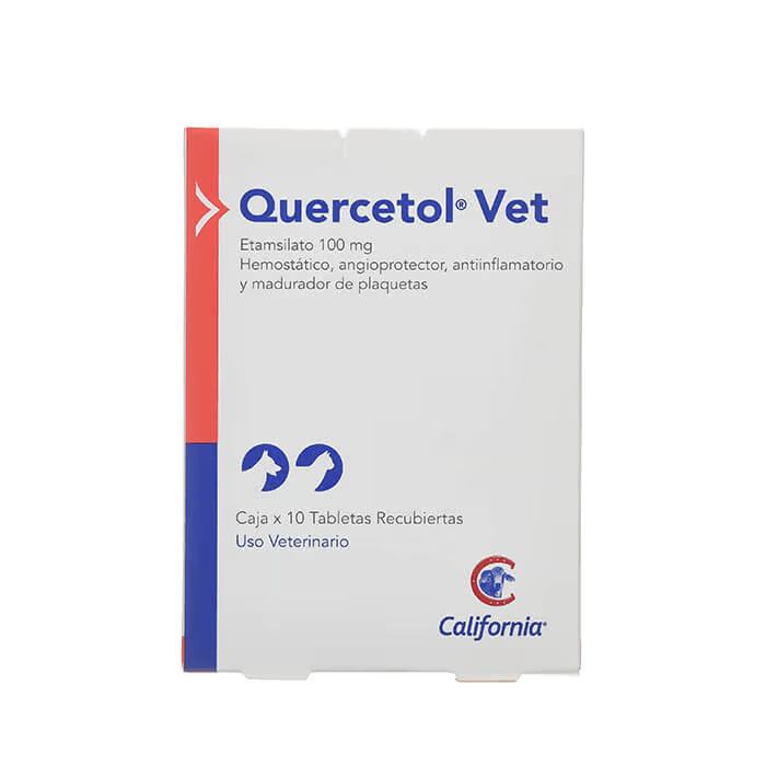 QUERCETOL VET 100 MG  X 10 TAB