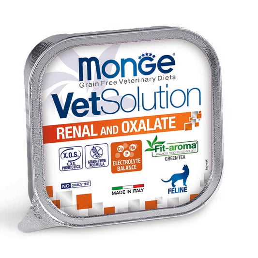 MONGE VET SOLUTION RENAL / OXALATE FELINE X 100 GR