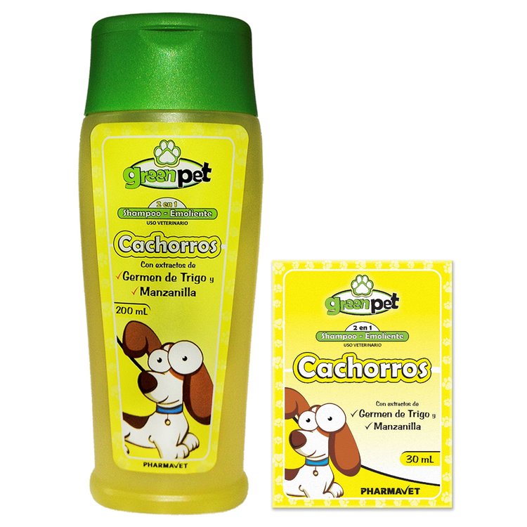 SHAMPOO GREEN PET CACHORROS X 200 ML